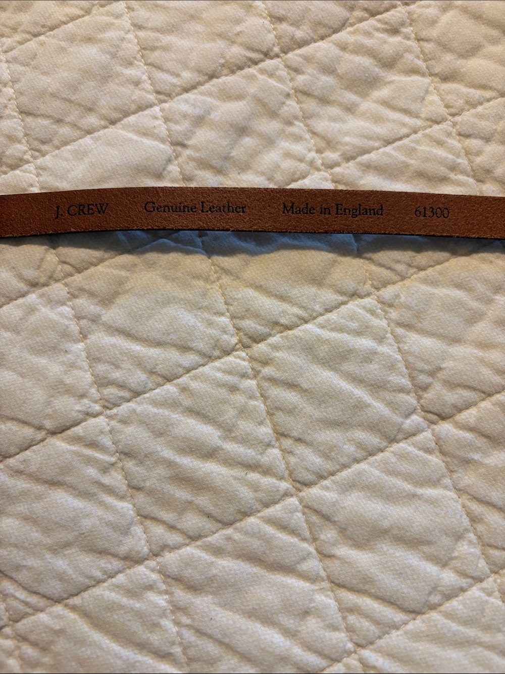 J. Crew Slim Brown Women’s Genuine Leather Belt with Brushed Silver Buckle - Picture 3 of 8